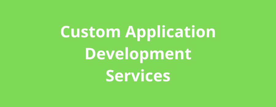 Custom Application Development Services