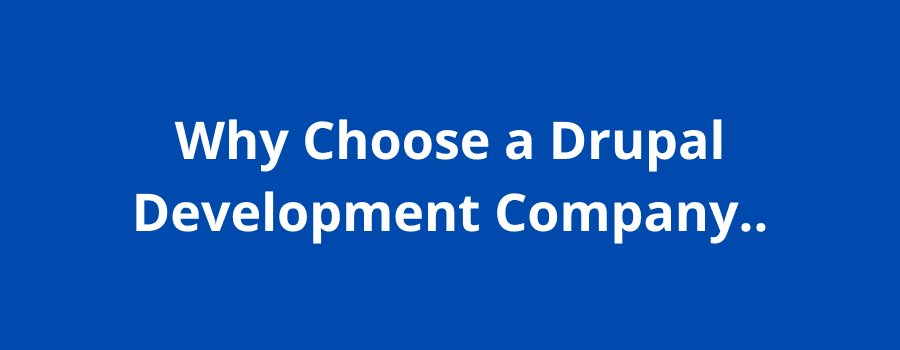 Why Choose a Drupal Development Company for Your CMS Needs